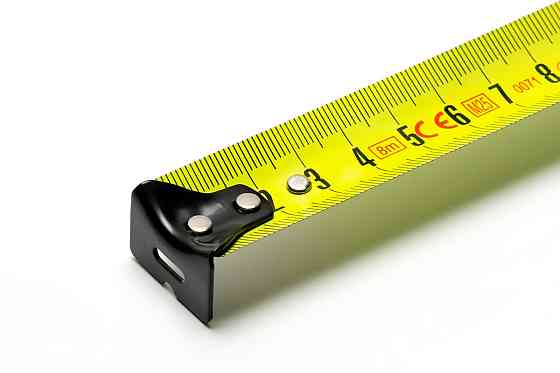 WERTVOLL Рулетка WERTVOLL 8 м×25 мм дві кнопки AUTOSTOP покриття TPR нейлонове покриття протико Київ