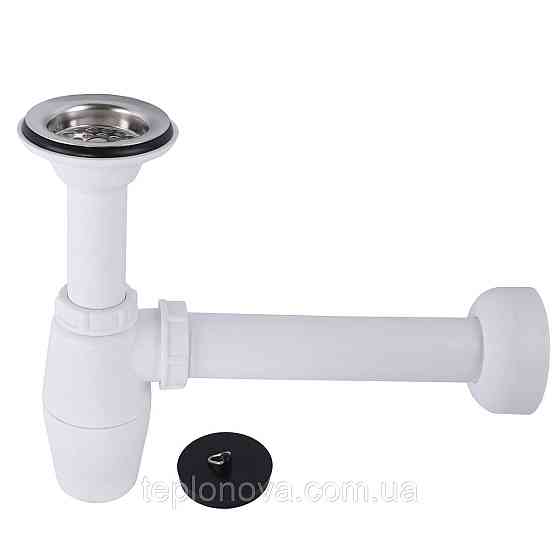 Сифон для раковины VIEGA 1 1/2″ x 1 1/2″ пластик белый бутыл. с/г 137182 Черновцы
