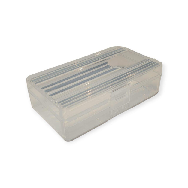 Бокс прозорий з вішаком QM-OC1020 для 2-х акумуляторів 18650 Рівне - фото 1