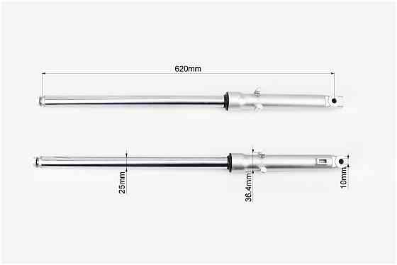 Амортизатор передній (пір'я), лев., правий. к-кт L-620мм D-25мм (пружина всередині) Киев