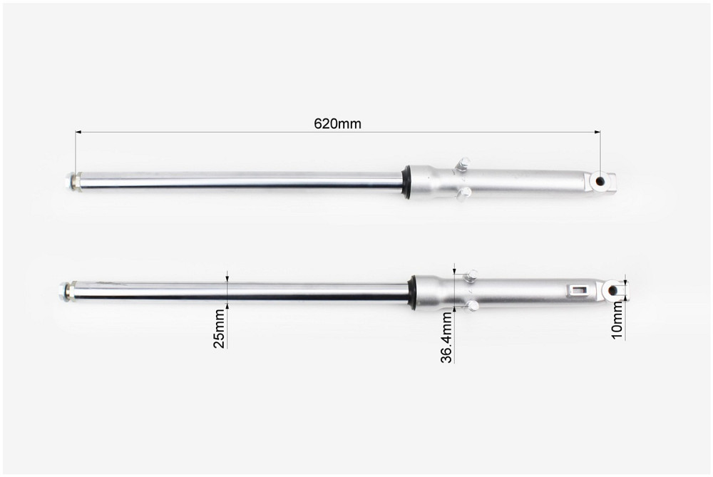 Амортизатор передній (пір'я), лев., правий. к-кт L-620мм D-25мм (пружина всередині) Киев - изображение 2