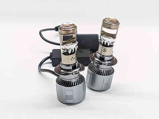 Міні H7 led lens лінзи линзы Н7 мини 12-24v H7 мини линзы 80W Харків