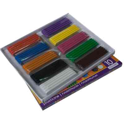 Пластилин ZiBi Smart Line 10 цветов, 200 г (ZB.6223) Винница