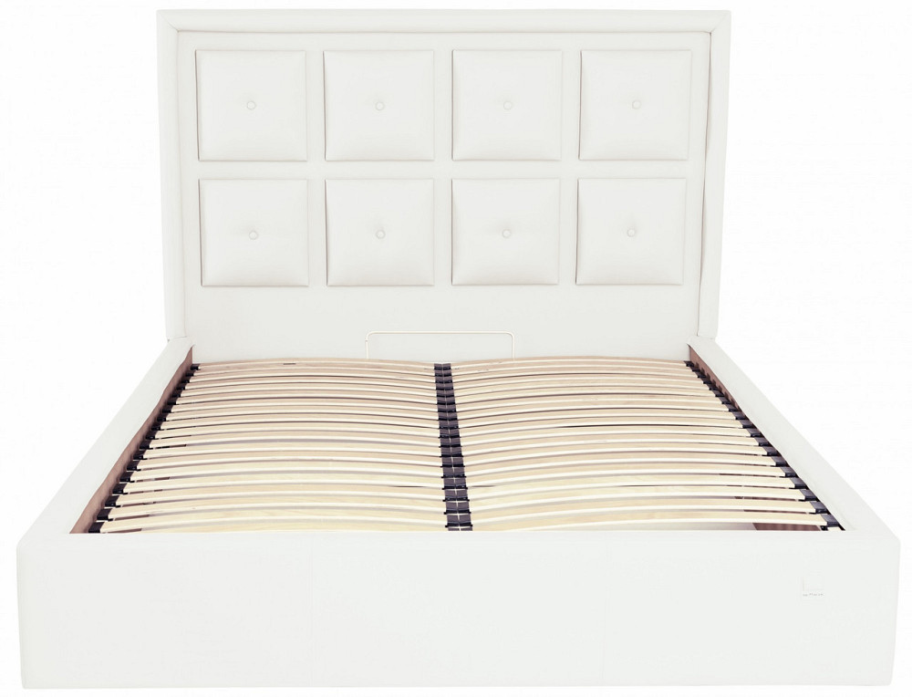 Кровать Двуспальная Windsor Comfort 160 х 190 см Fly 2200 С подъемным механизмом и нишей для белья Белый Днепр - изображение 19