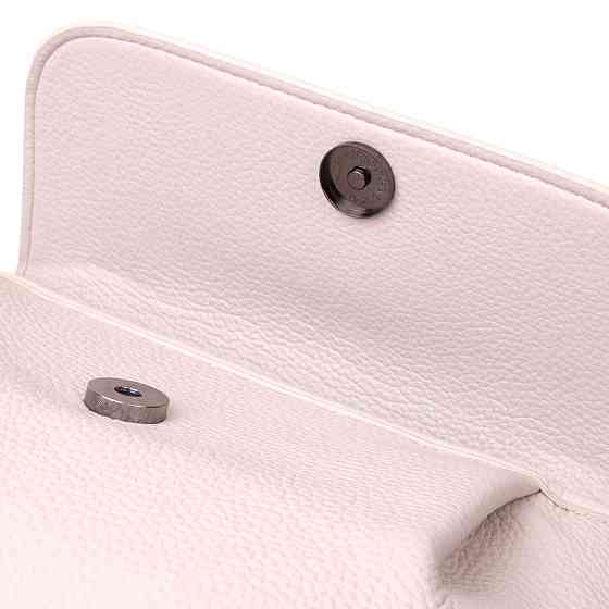 Умопомрачительная женская сумка из натуральной кожи Vintage 22331 Белая Киев