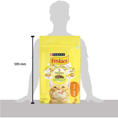 Сухий корм для кішок Purina Friskies з куркою та овочами 10 кг (5997204505101) Вінниця - фото 4