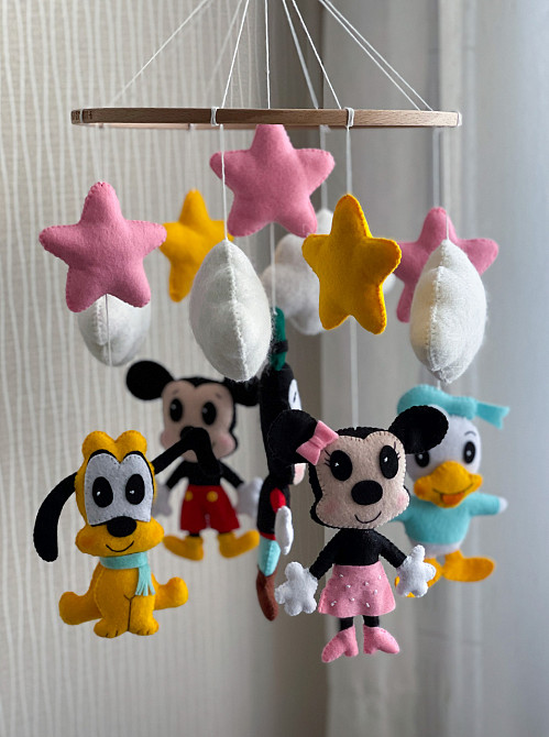 Дитячий мобіль на ліжечко для дівчинки Київ - фото 2