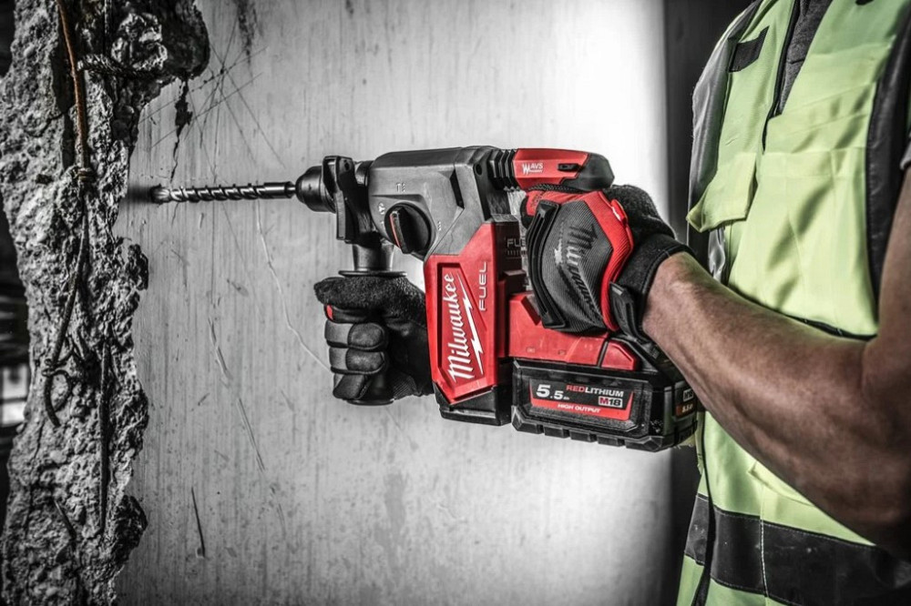 Перфоратор аккумуляторный бесщеточный SDS-PLUS MILWAUKEE M18 FHX-552X (2,5Дж) (ЗУ+2Х5,5Ач+HDкейс) Одесса - изображение 10