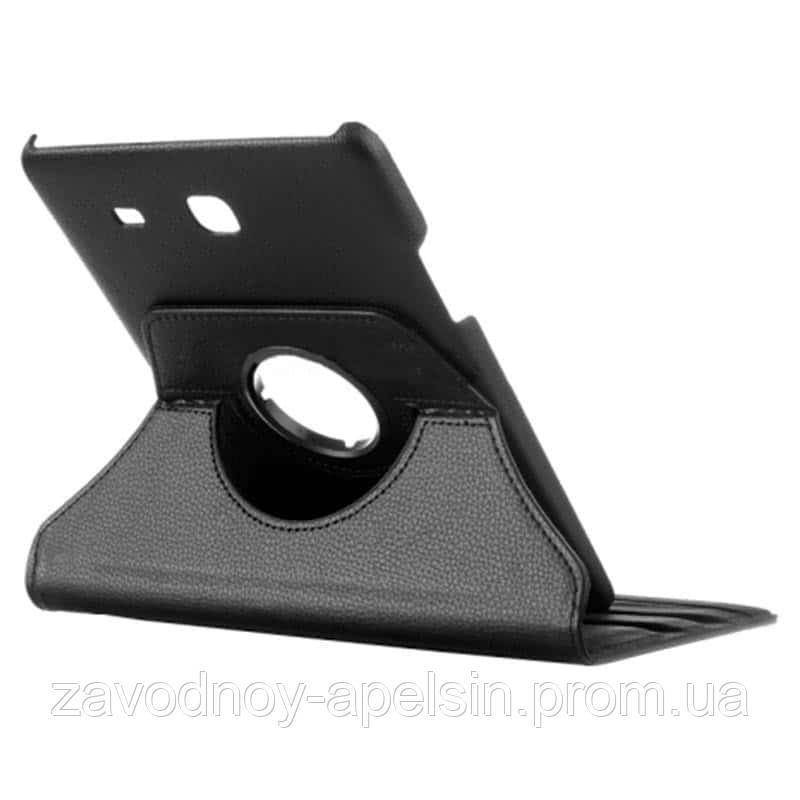 Samsung Tab E T560 T561 Чохол книжка Поворотний (чорний) Одеса - фото 1
