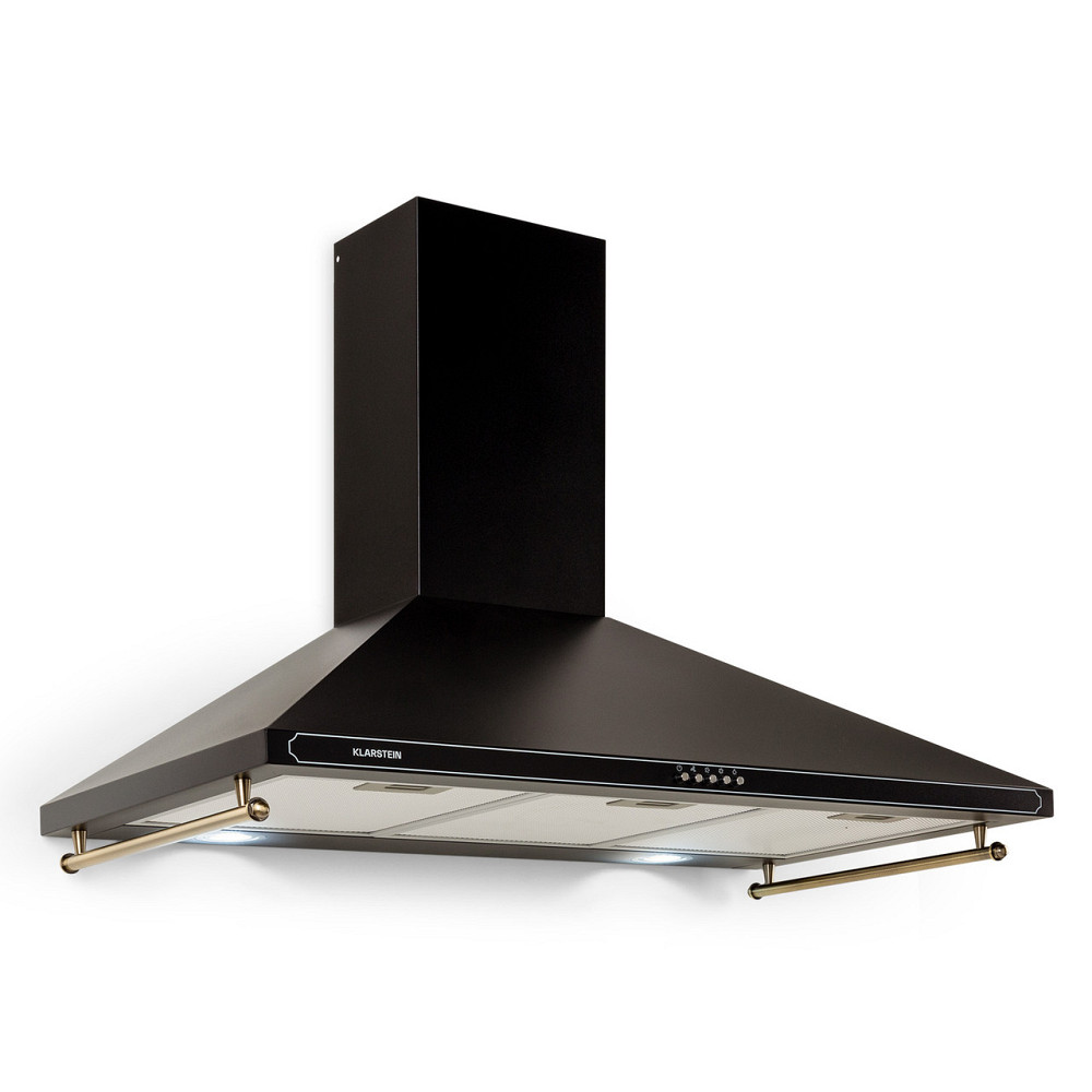 Вытяжка Victoria 90 90см ретро дизайн 644.5м³/ч 2 LED лампы черный (Германия, читать описание) Ровно - изображение 1