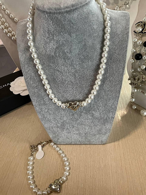 Браслет перлинний Шанель / Chanel браслет з перлів Одеса - фото 2