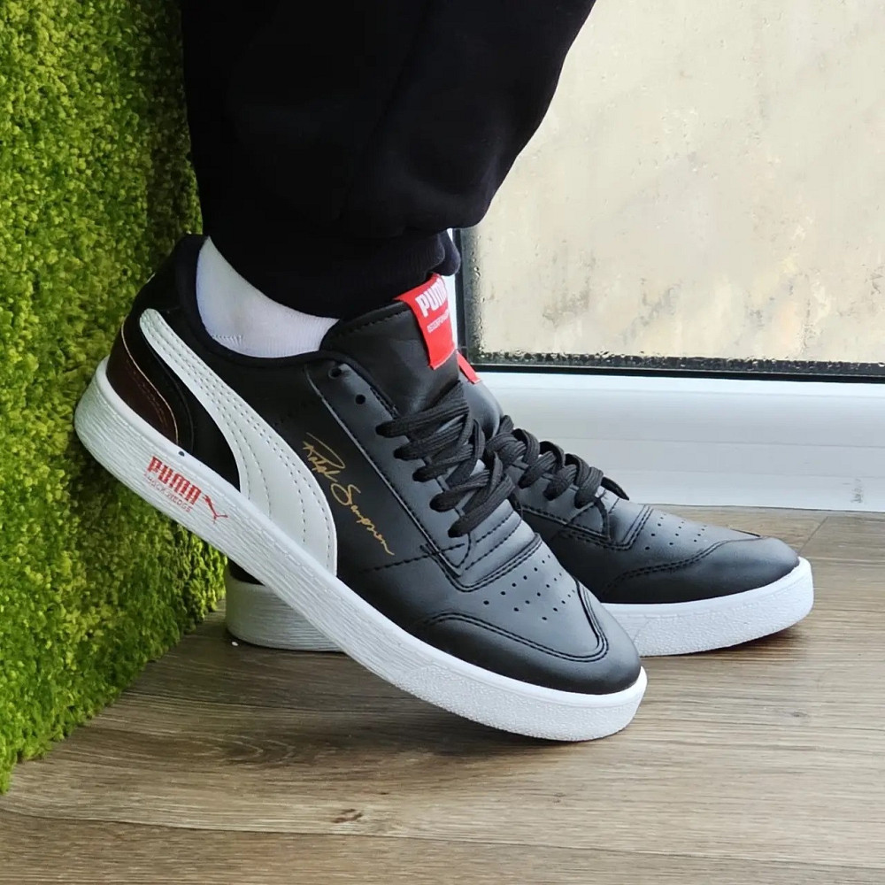 Кроссовки Мужские Puma Чёрные Кожаные Пума (размеры: 40,41,42) Днепр - изображение 8