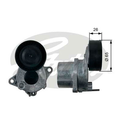 Натяжитель ремня с роликом Gates T39166 Винница - изображение 1