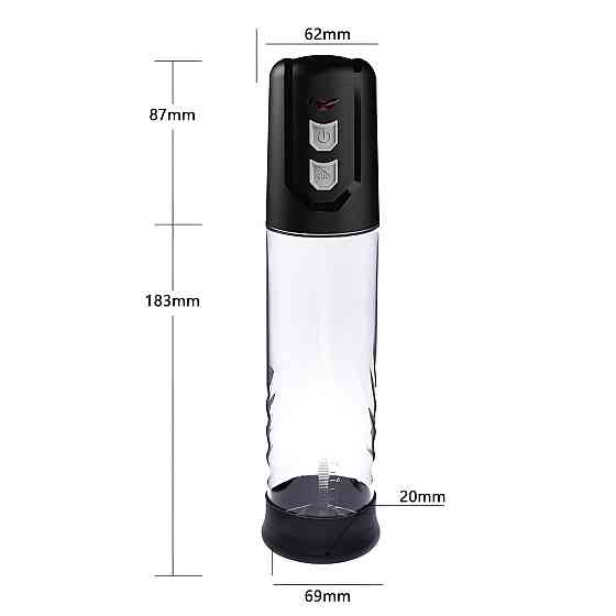 Автоматична вакуумна помпа із зарядкою від USB CANWIN Penis Pump - P402AU Sex Aura Київ