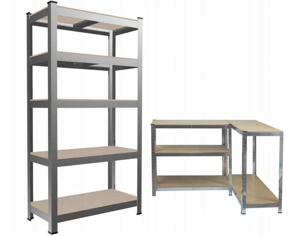 Стеллаж металлический 200х90х40 5 полок (серый) Киев - изображение 10