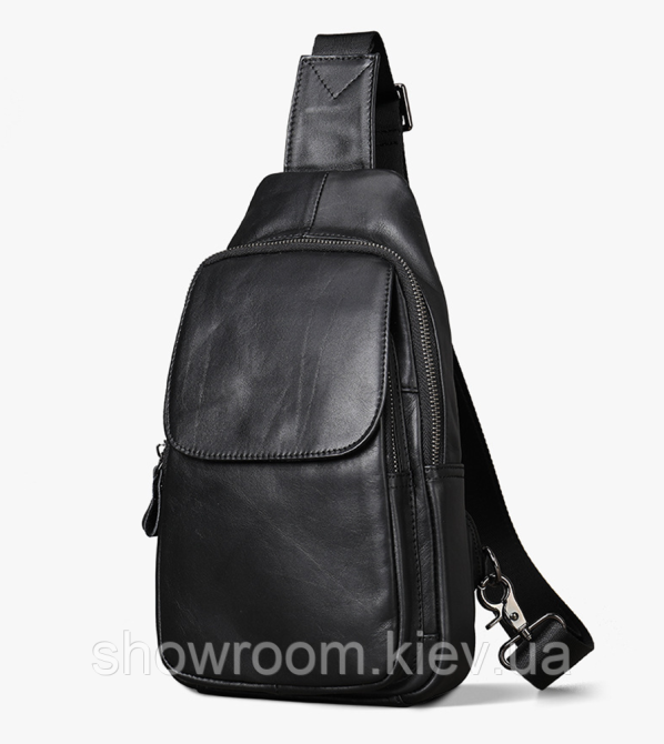 Шкіряна сумка, слінг, бананка Leather Collection (5070) Київ - фото 1