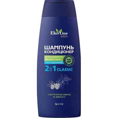 Шампунь Acme Color EkoLine Men Classic 2в1 З ефектом охолодження 400 мл (4823115503282) Вінниця
