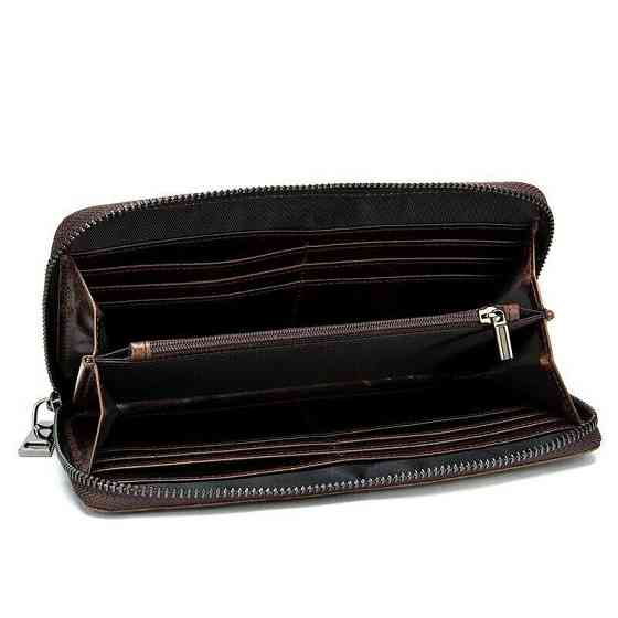 Мужской клатч с силуэтом каймана 20235 Vintage Коричневый Киев