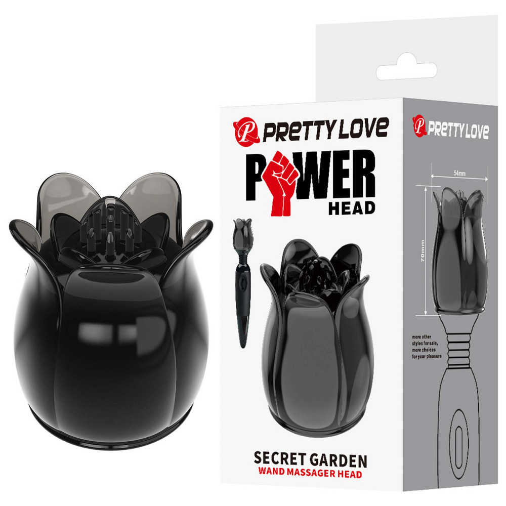 Вібронасадка Pretty Love Power Head Secret Garden Wand Massager Attachment Sex Aura Київ - фото 1