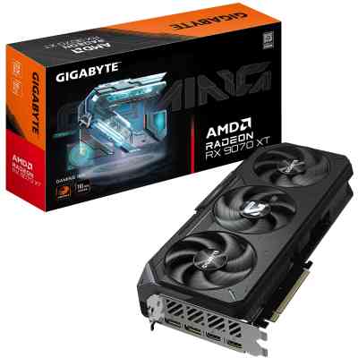 Видеокарта GIGABYTE Radeon RX 9070 XT 16Gb GAMING (GV-R9070XTGAMING-16GD) Винница