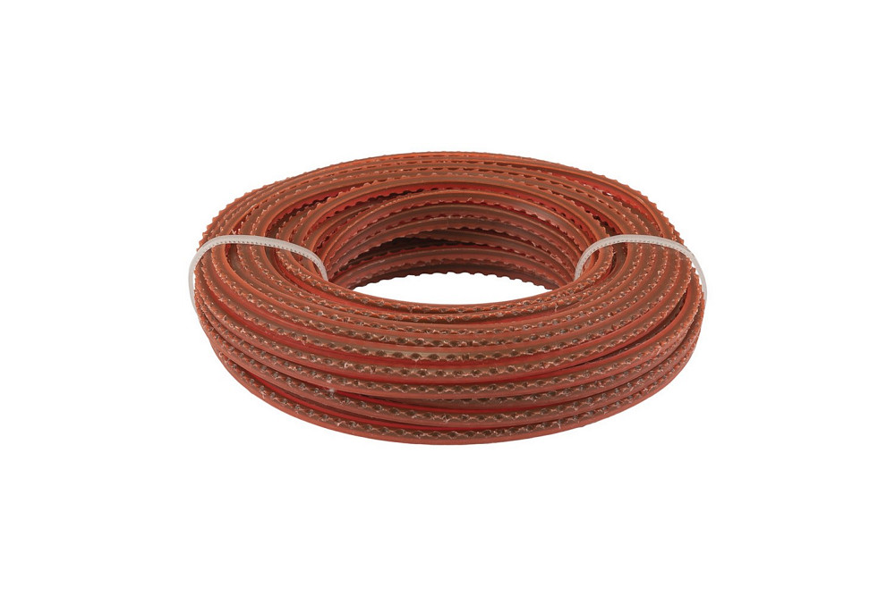 MASTERTOOL Жилка для тріммера MASTERTOOL "Піранья" армована 3.00 мм 15 м зубчастий квадрат 19-0 Київ - фото 1