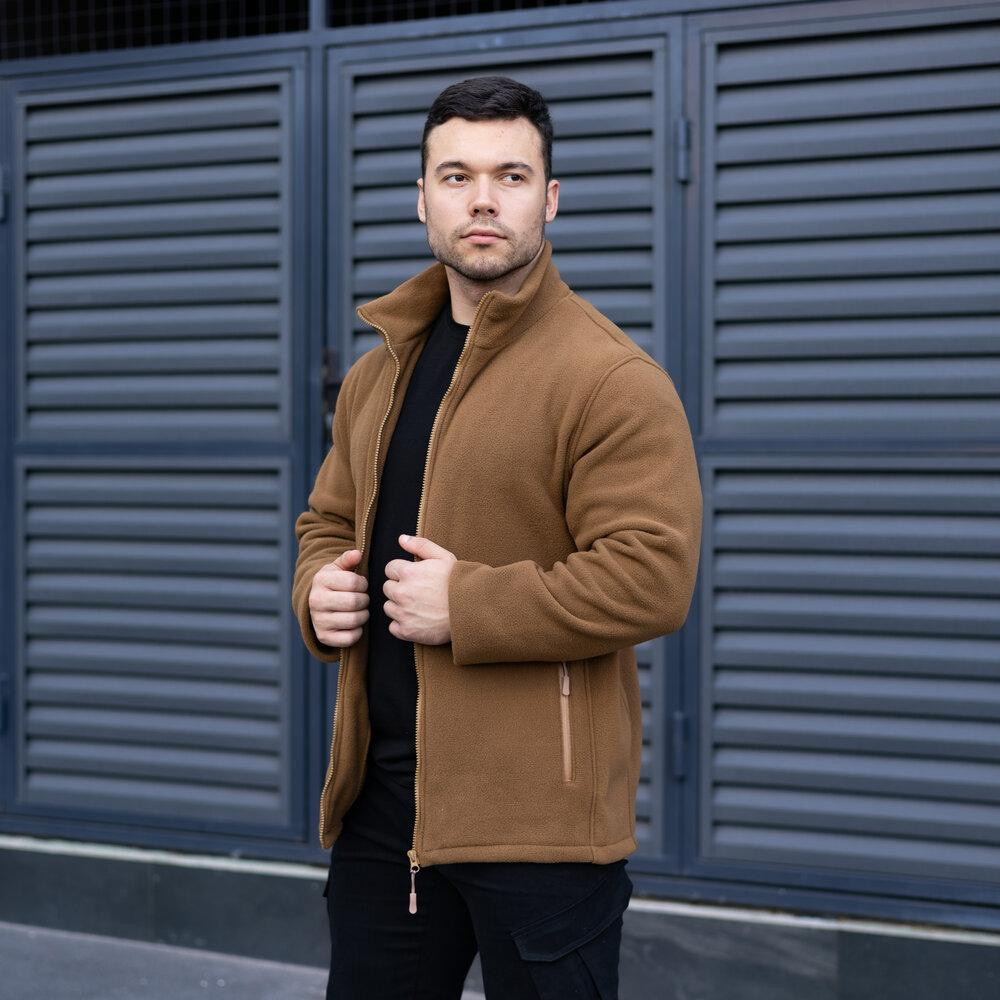 Толстовка чоловіча на блискавці койот флісова Patriot Київ - фото 6