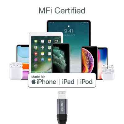 Дата кабель USB-C to Lightning 1.2m MFI Choetech (IP0039-BK) Винница