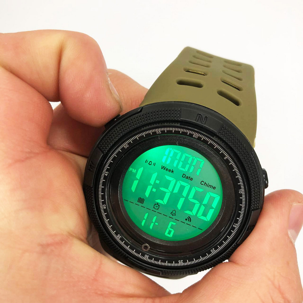 Годинники військової тематики SKMEI, Бюджетні спортивні годинники Хороші чоловічі фірма VA-30 Львів - фото 3