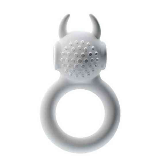 Мягкое эрекционное виброкольцо со щетинками 