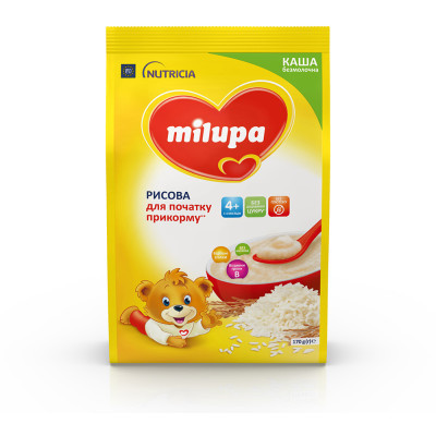 Детская каша Milupa Рисовая 170 г (5900852930058) Винница - изображение 5