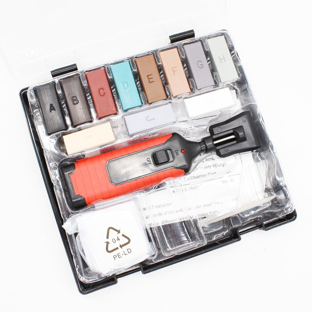 Ремонтний набір для плитки, в кейсі / Ремкомплект для сколів на плитці / Ремонтний набір для плитки Київ - фото 10