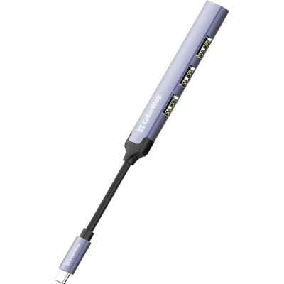 Концентратор ColorWay USB-C 4-в-1 USB2.0х3/USB3.0 (CW-HUB04) Вінниця - фото 11