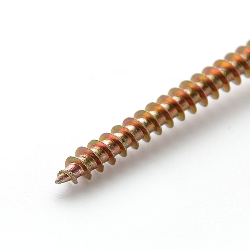 Саморіз універсальний з потайною головкою 6,0*100мм цинк жовтий 25 шт/уп APRO Житомир