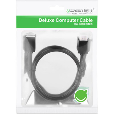 Кабель мультимедийный HDMI M to HDMI F 1.0m HD107 black Ugreen (10141) Винница - изображение 4