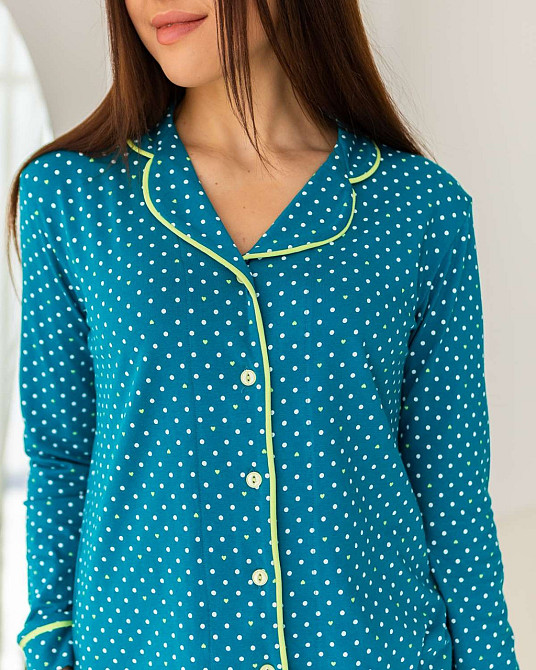 Жіноча піжама зі штанами Ozkan 25200-21 XL Київ - фото 4