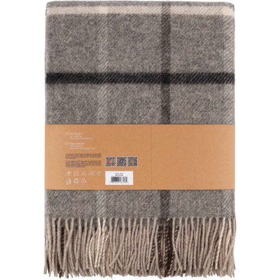 Плед Ardesto Leonardo Alpina 100% шерсть серый 140x200 см (ART0703LM) Винница - изображение 2