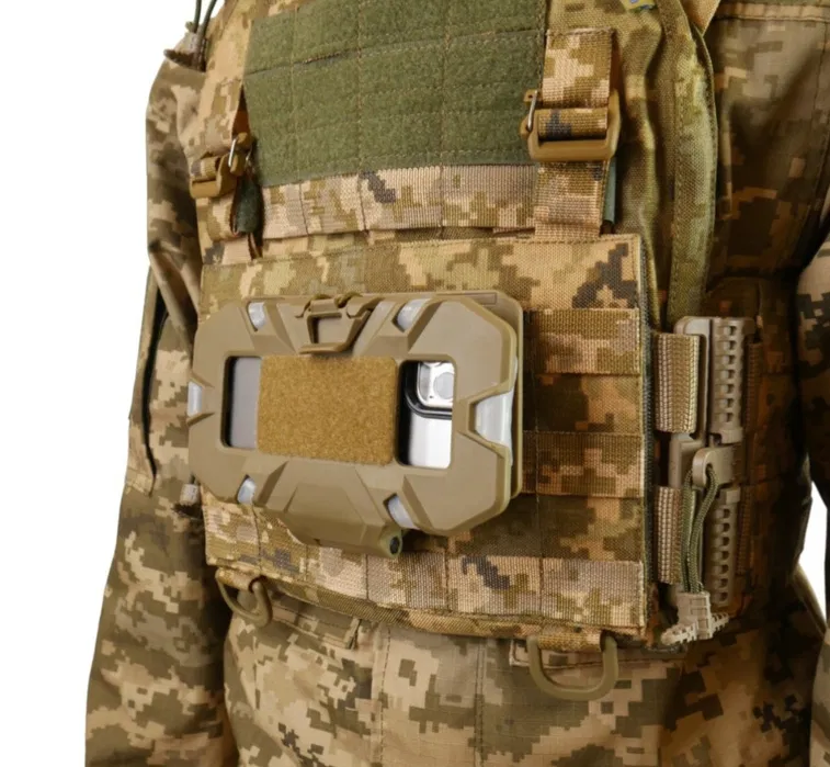 Держатель для телефона на плитоноску (Койот) Винница - изображение 10