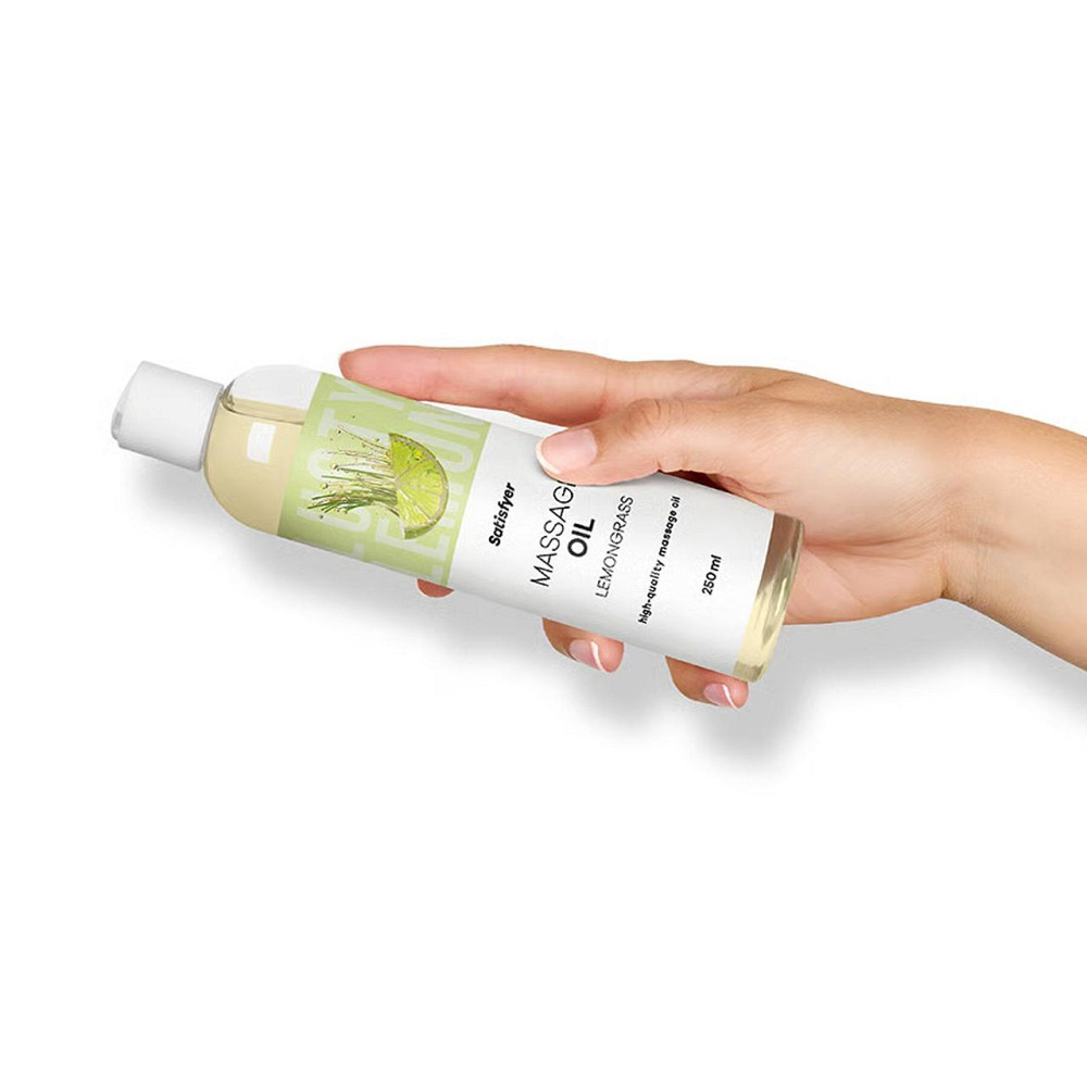 Розпродаж!!! Масажна олія Satisfyer Massage Oil Lemongrass 250 мл (термін 30.04.2027) Sex Aura Київ - фото 6