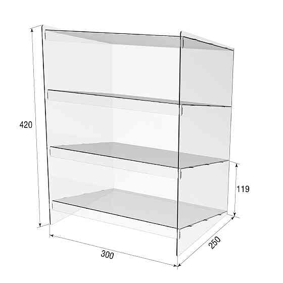 Витрина EKOSTAR для батончиков Киев