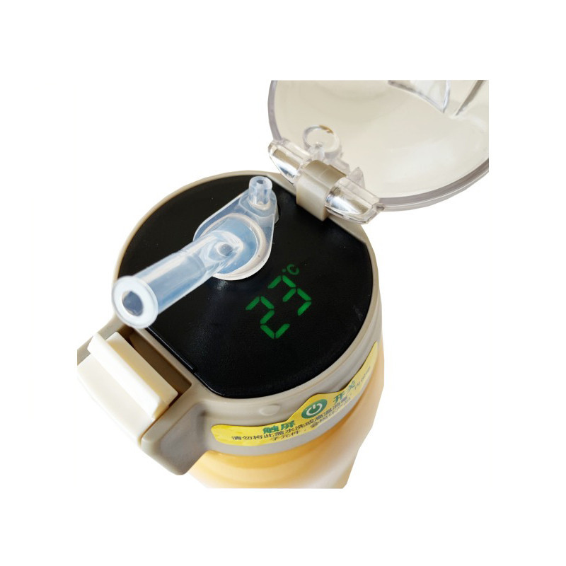 Дитячий термос-поїльник "Тигр" MGZ-0324(Yellow) з індикатором температури 550 мл Вінниця - фото 2