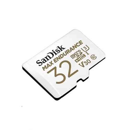 microSDHC (UHS-1 U3) SanDisk Max Endurance 32Gb class 10 V30 (100Mb/s) (adapterSD) Київ
