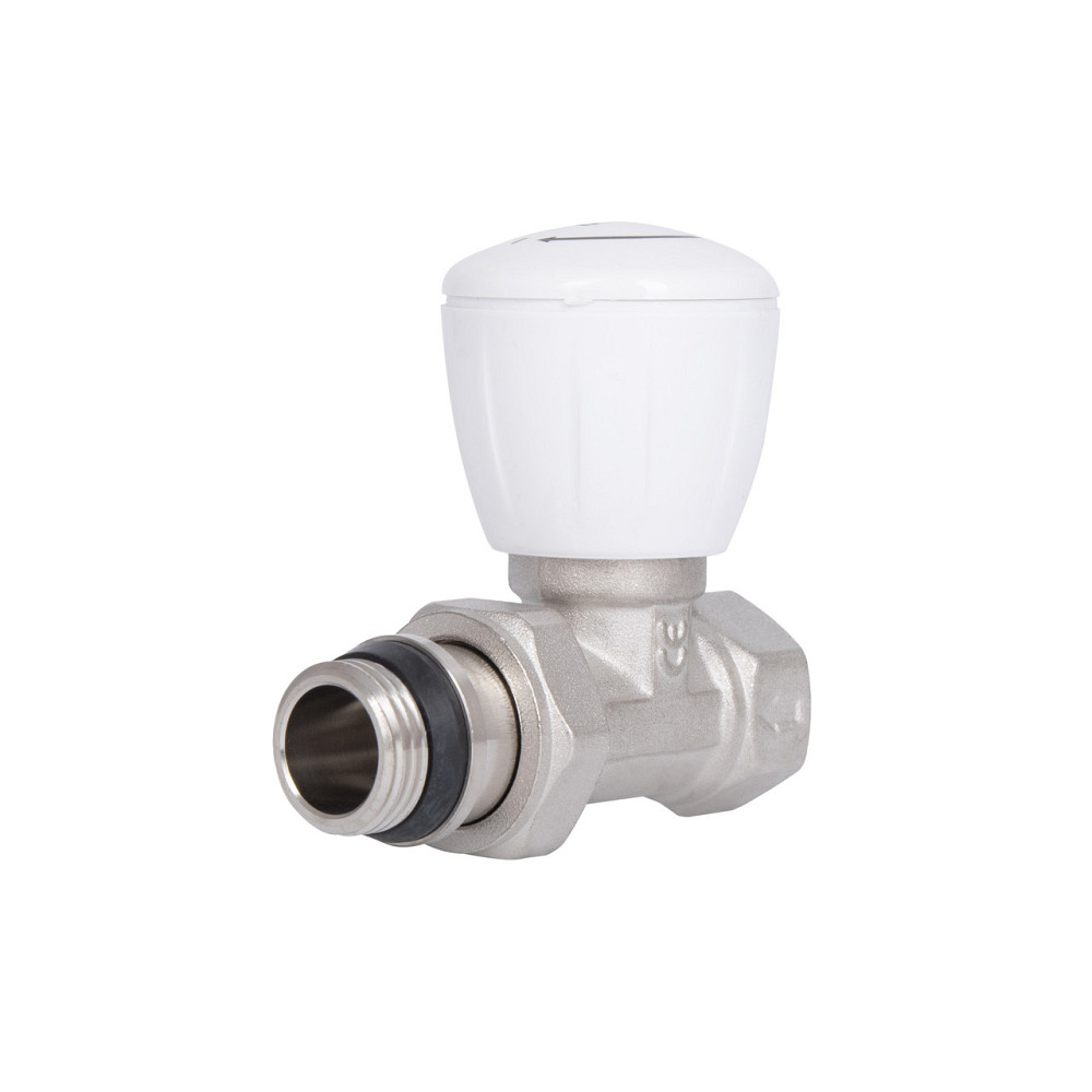 Кран радіаторний Thermo Alliance Standart Powerful 1/2" ВЗ з антипротіканням прямий SF230W15 SF230W15 Київ - фото 1