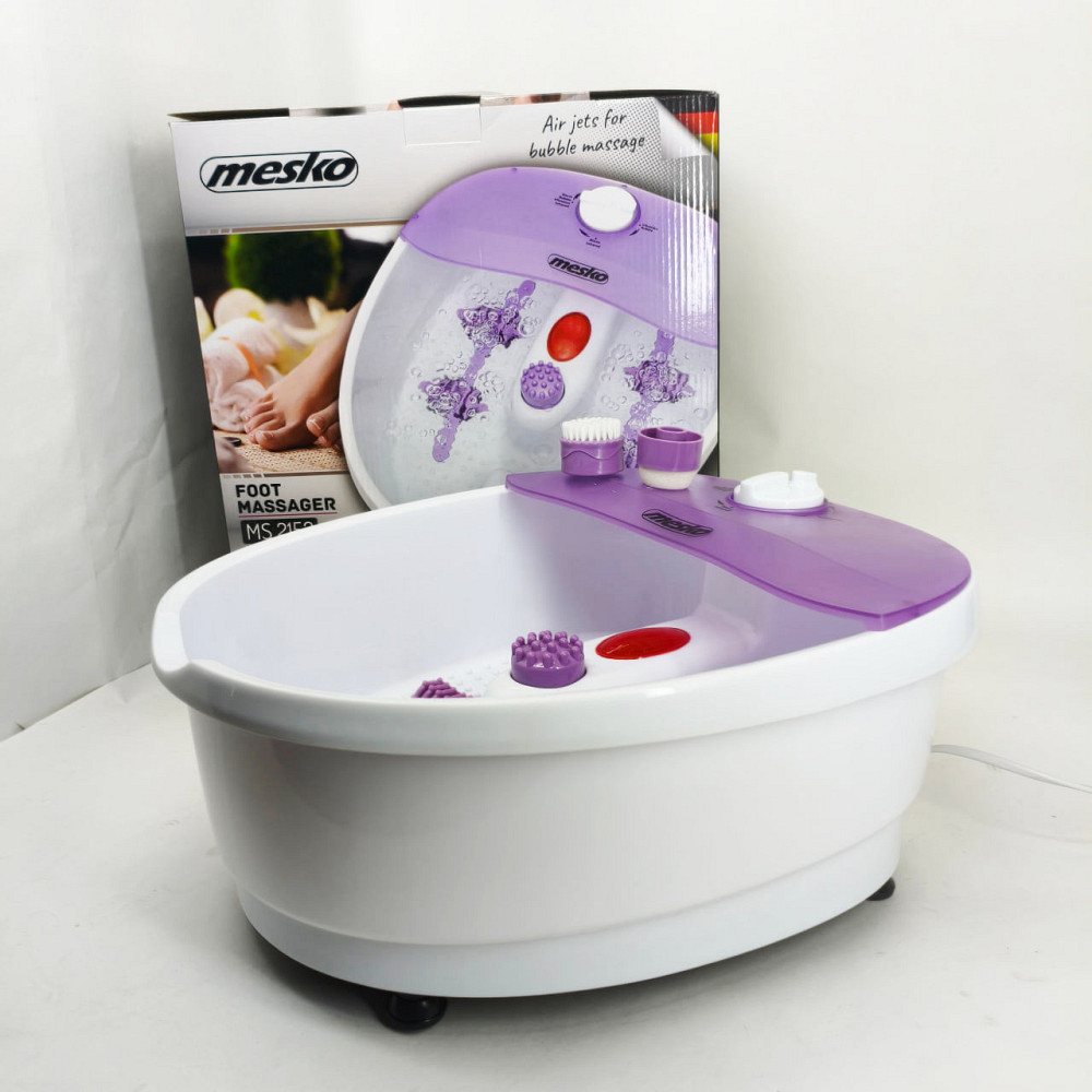 Гидромассажная ванночка Mesko MS 2152 массажер для ног + насадки пузырьковый, вибрационный и сухой массаж JQ-77 Львов - изображение 7