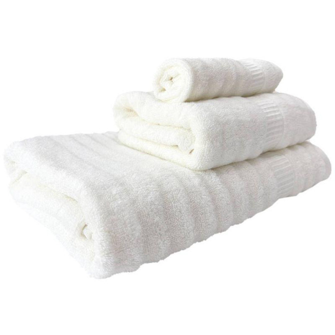 Набір рушників Lovely Svi 3 шт.: 70 x 140 см, 50 x 90 см, 33 x 33 см Бежевий (701401) Київ - фото 1