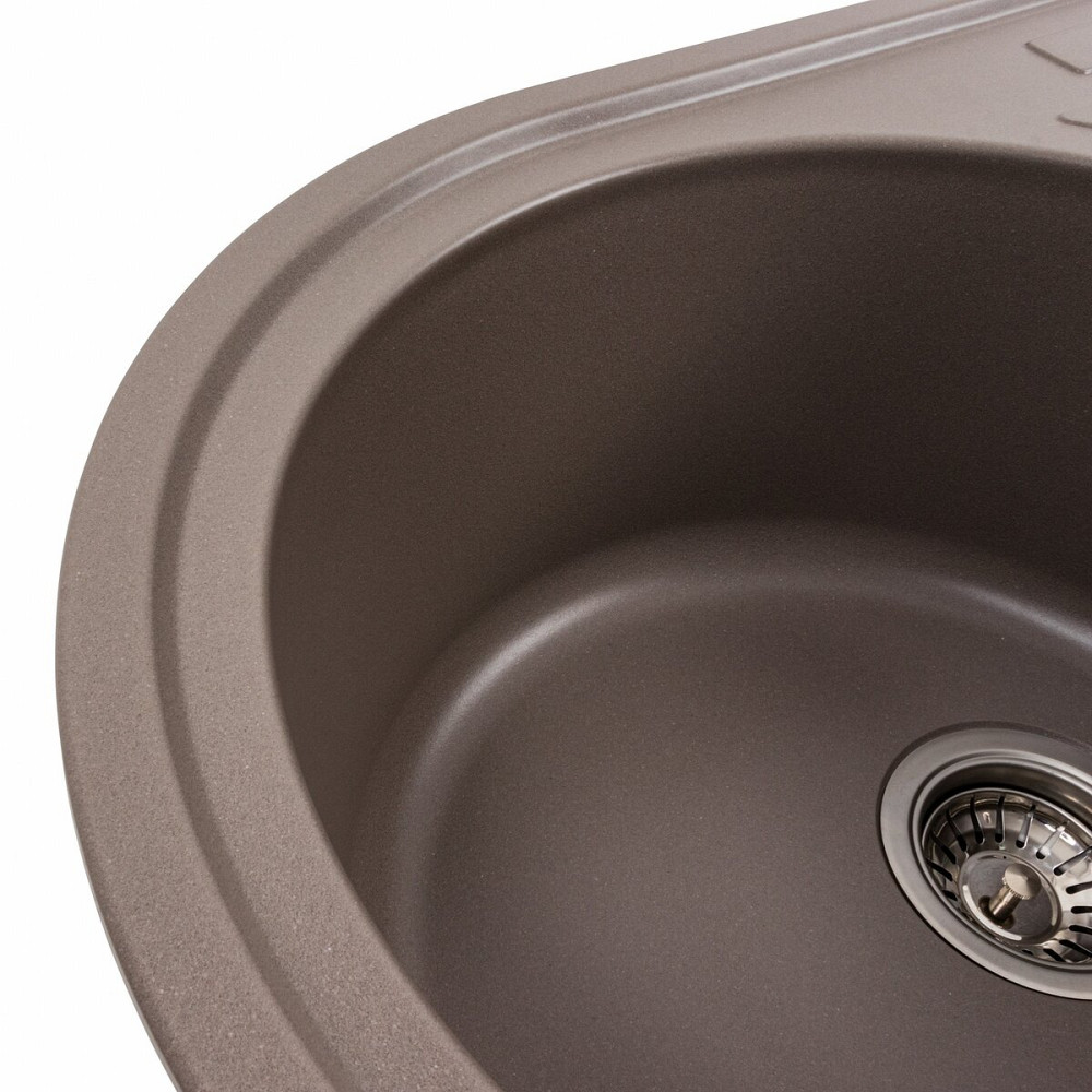 VALESO Гранітна мийка для кухні VALESO LIRA 7750 матова Дюна Коломия - фото 2