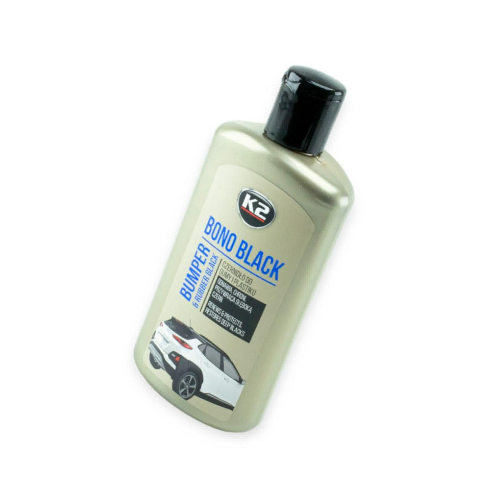 Очиститель-востановитель цвета резины и пластика K2 Bono Black (250мл) Мукачево - изображение 1