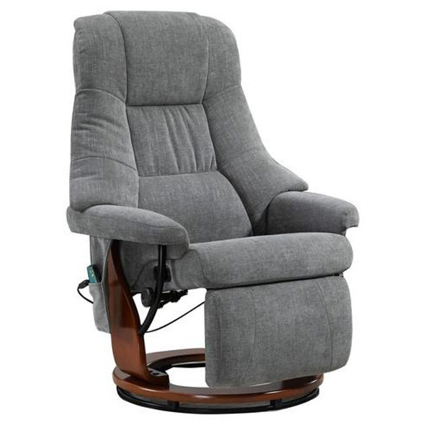 Крісло для відпочинку Avko Style ARMH 004 Grey з масажем, підігрівом і підставкою для ніг Київ - фото 1