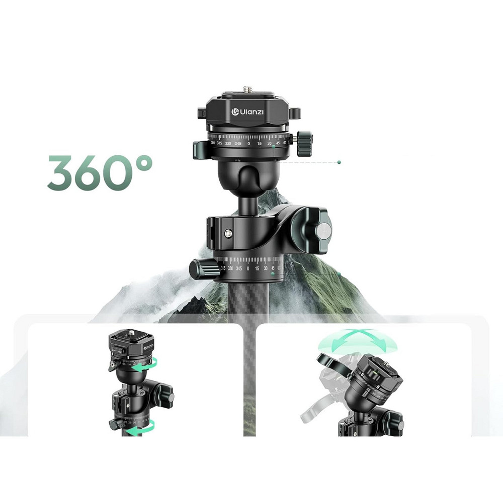 Штатив горизонтальний карбоновий із вільною центральною штангою 41-184см Ulanzi GlideGo JJ05 Київ - фото 4