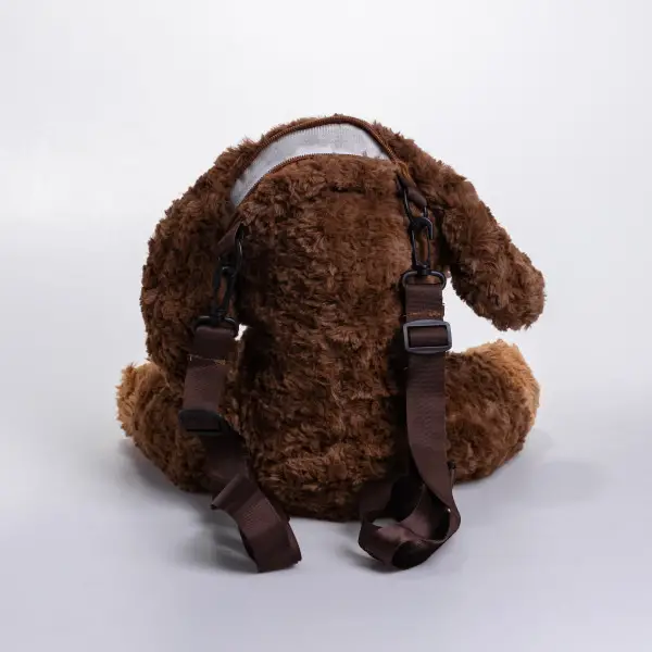 Дитячий плюшевий рюкзак Песик 30 см коричневий 520-27-50BR Коломыя - изображение 2