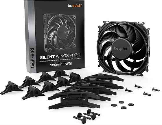 Вентилятор be quiet! Silent Wings Pro 4 120mm PWM Black (BL098) ( 24690 ) Харьков